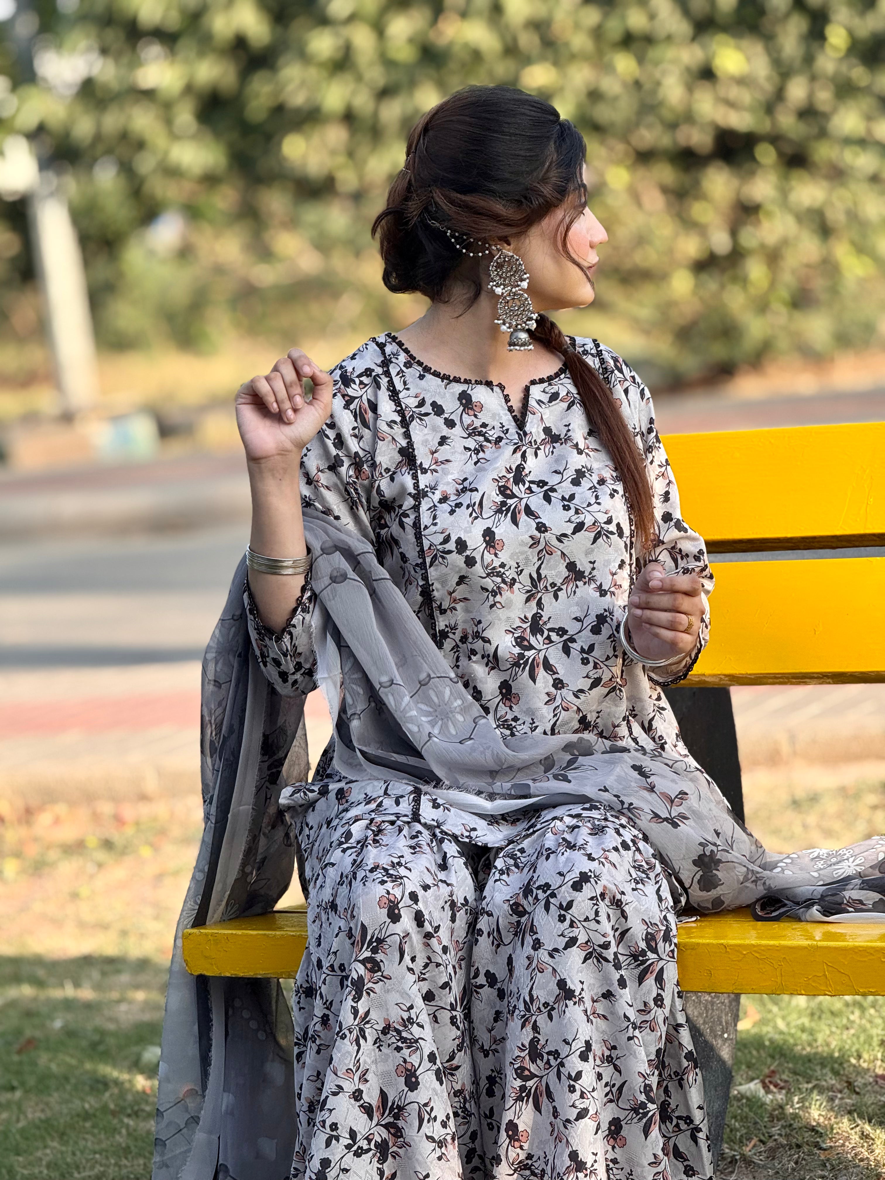 3 Piece Gharara Set