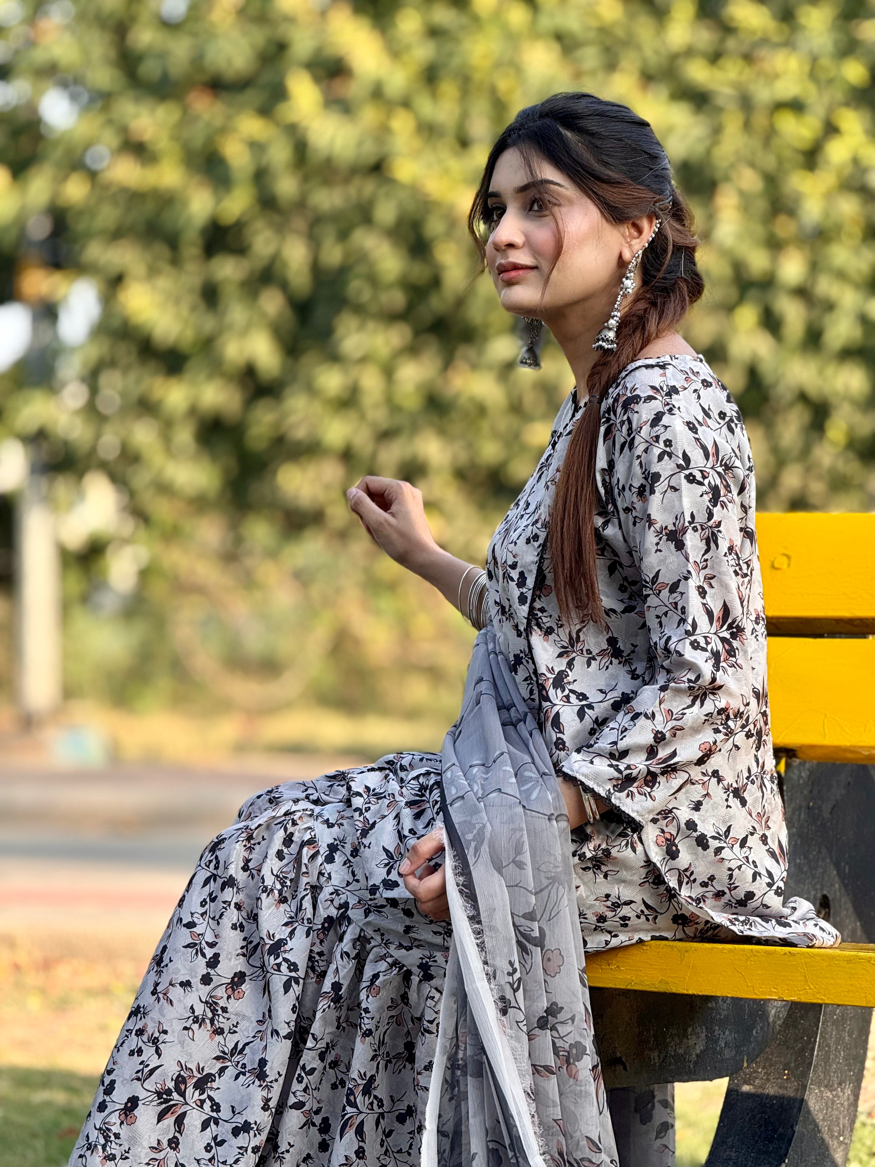 3 Piece Gharara Set